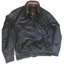 Auth Men's PAUL&SHARK Le Havre Black Full Zip Polyester Casual Jacket,S size.