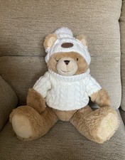 Harrods Joshua 2019 Christmas Teddy Bear Plush Soft Toy Jumper Hat