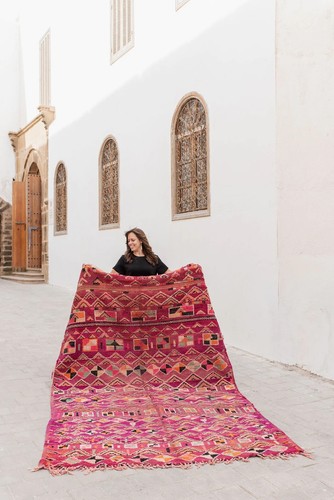 Vintage pink moroccan - moroccan, year