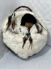 Wicker Papoose Cradle Board W/