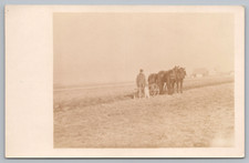 Farmer with Horse Drawn Plow