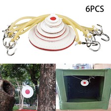 6Pcs Slingshot Target Shooting