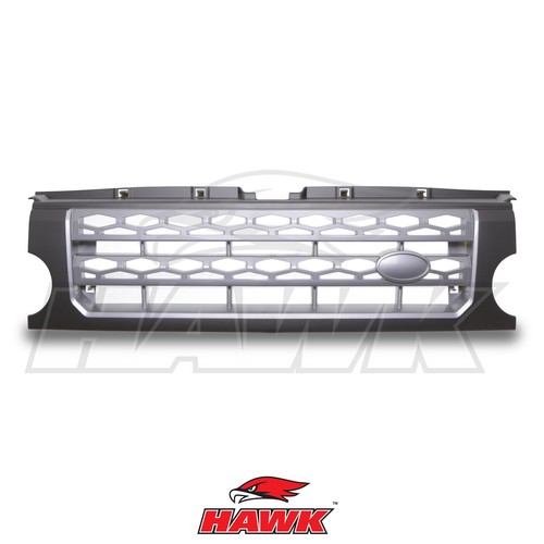Front grille grey silver - grey,