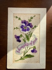 Vintage Silk Postcard