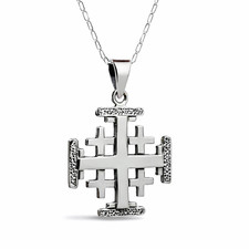 Jerusalem Cross Pendant 925
