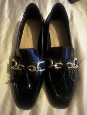 Tu Black Flat Shoes Size 5
