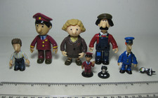 Postman Pat character figures bundle Pat, Cat, Mrs Goggins, AJ  some Corgi 2004