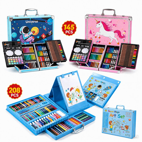 145 208pcs art set kids - art,