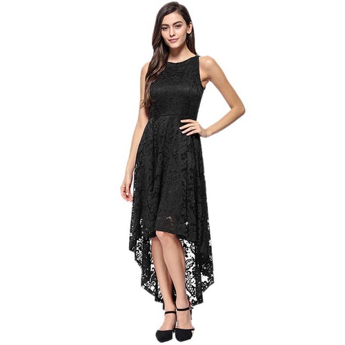 Lace prom dress - lace,