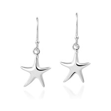 Starfish Dangle Earrings 925