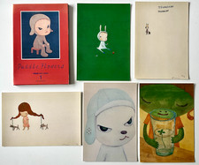 Yoshitomo Nara Postcards #1 Puddle Flowers- with 12 postcards