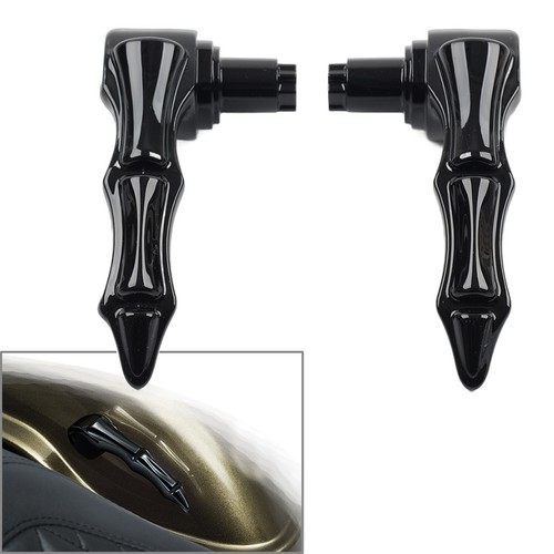 Saddlebag skull fingers latch - saddlebag,