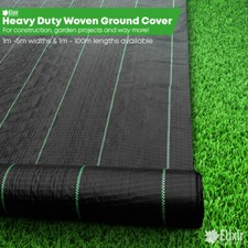 Heavy Duty Weed Control Membrane Mulch Fabric | 1m, 2m, 3m, 4m & 5m Widths