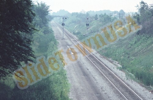 Vtg 1981 train slide railroad - vtg,