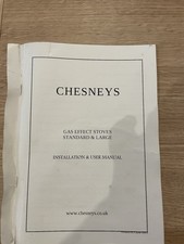 Cheney’s Gas Fire Log Burner