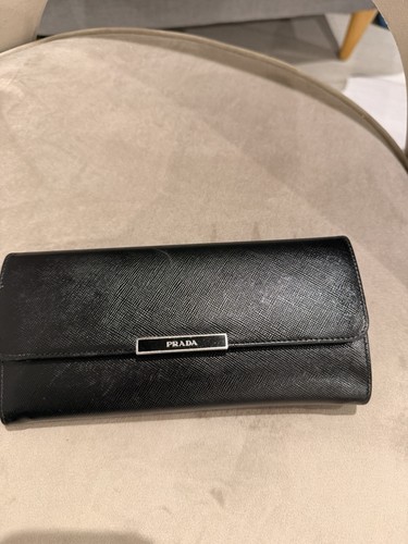 Prada saffiano leather wallet - prada,
