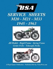 Bsa m20 m21 and m33 - and, 'service