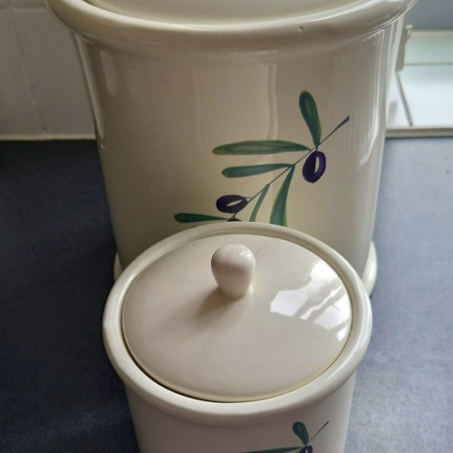 Ceramic kitchen storage jars - storage,