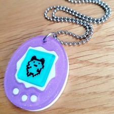 Acrylic Tamagotchi Necklace