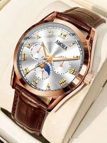 Amora men quartz watch rose - amora, men's