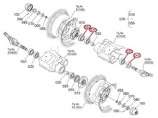 Rear Wheel Bearing Kit (One Side) Fits Kubota "RTV900 & RTV1140" Series UTV