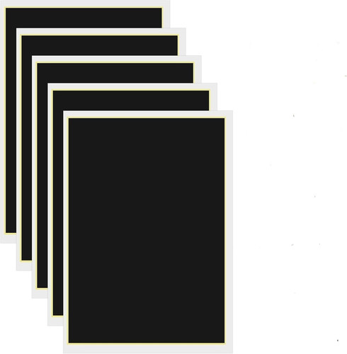 5pcs black laser engraving - black,