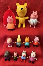 Peppa Pig Toy Figures Bundle: Pedro Pony Clown, Candy Cat, George Scout, etc.