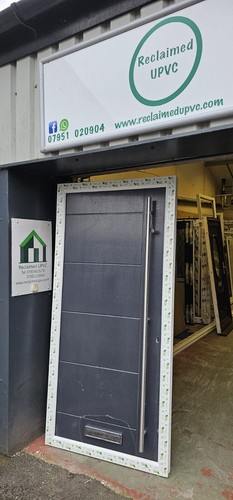 Composite double glazed door