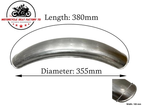 Short front mudguard plain - front,