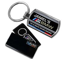 PERSONALISED BMW KEYRING NAME
