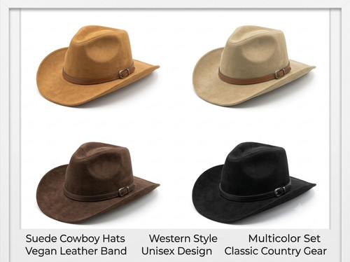 Unisex western cowboy fedora - western,