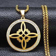 Wicca Witch Knot Necklace