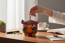 Owl Purse Hand-made Thick