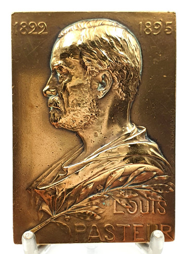 Antique bronze plaque tribute - antique, plaque,