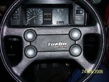 Mk1 Golf Mk2 Golf Jetta Gtd Turbo Diesel Steering Wheel Centre Rare As.. Lenkrad