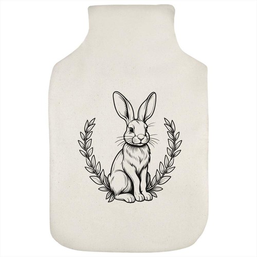 Rabbit with laurel wreath - with, wreath'