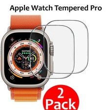 2X Tempered Glass For Apple Watch Ultra 1/ 2/3 49mm Full Screen Protector UK