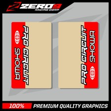 SHOWA UPPER FORK DECALS