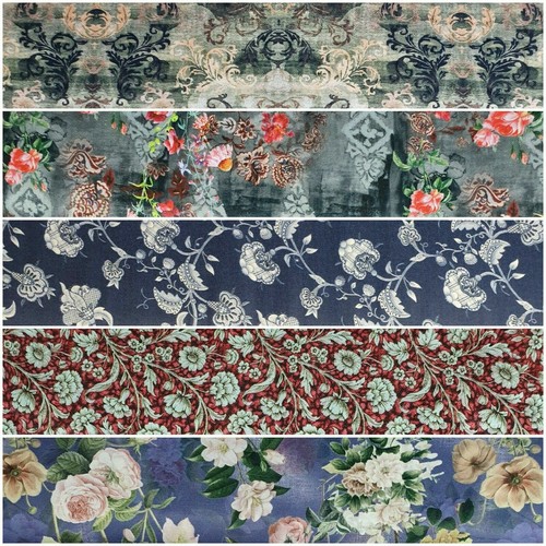 Rayon viscose soft floral - viscose,