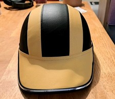 Equestrian/Bike/Sport Helmet Classical Leather Style, Lined, Adjustable