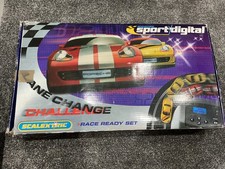 Scalextric Sport Digital Slot Car Set Lane Change Challenge Plus Extra Track