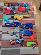 Nerf Gun Collection 13 Guns + Nerf Gun Havok Fire EBF-25