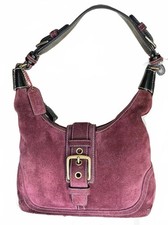 Coach Y2K 90’s Plum Suede