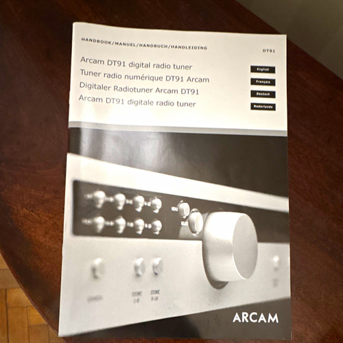 Arcam dt91 radio tuner - arcam,