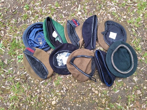 British military berets - x,