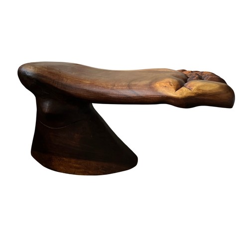 Vintage hand carved - hand, stool