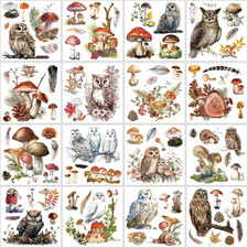 16 Sheets Rub on Transfers for