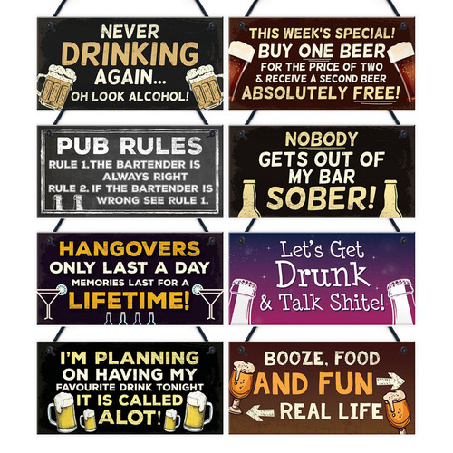 Novelty bar sign plaque - sign,