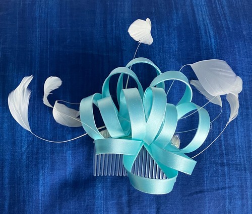 Ladies fascinator feather hat - ladies,