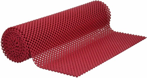 Non slip fabric - roll, (red)